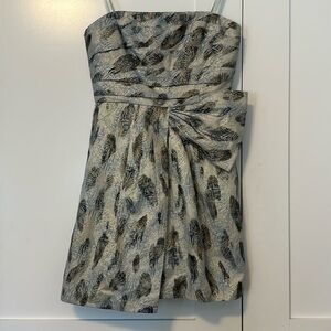 Strapless Cocktail Dress.